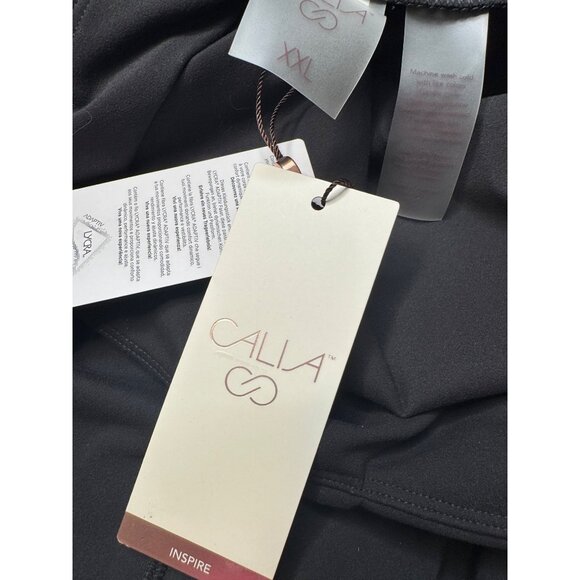 Cali Inspire Short Bodysuit Pure Black Size XXL Pockets NWT $108 Carrie Underwoo - Picture 6 of 11